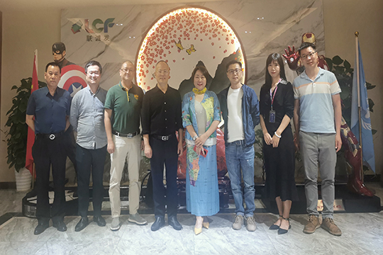 江门国家高新区领导莅临旺财28参观调研