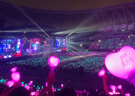 旺财28场控荧光棒应援棒“引爆”周杰伦天津演唱会（第二场）